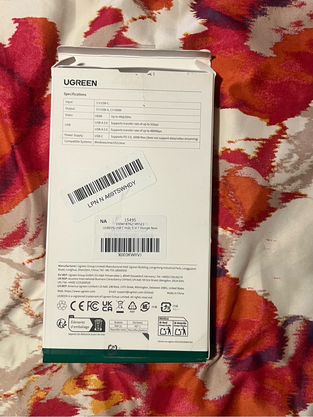 USB-C Multifunction Adapter - Gray - Picture 4 of 5
